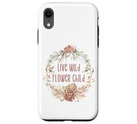Unique Floral Boho Decor for Hippie Mom Women Flower Child Coque pour iPhone XR