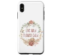 Unique Floral Boho Decor for Hippie Mom Women Flower Child Coque pour iPhone XS Max