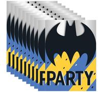 Unique- Foldover Party Invitations | Batman | 8 Pcs Lot Rabat Motif, 77524