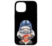 Unique Football GNOME with Helmet and Ball for GNOME Lover Coque pour iPhone 15