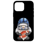 Unique Football GNOME with Helmet and Ball for GNOME Lover Coque pour iPhone 16 Pro Max