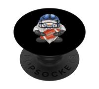 Unique Football GNOME with Helmet and Ball for GNOME Lover PopSockets PopGrip Adhésif