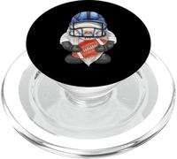 Unique Football GNOME with Helmet and Ball for GNOME Lover PopSockets PopGrip pour MagSafe