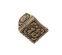 Unique Fortunes Bagues en laiton vieilli pour homme, accessoires vintage, thème historique, événement, accessoire en laiton antique, Comme décrit, Produit conforme à la description.