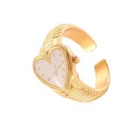 Unique géométrique réglable en forme de cœur ouvert élégant bijoux accrocheurs pour un amour rétro quotidien, taille unique, Comme décrit, Comme décrit.