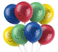 Unique- Harry Potter Ballons Latex-30 cm-Fête à thème Paquet de 8, 23585, Multicolou, Taille unique