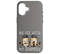 Unique Hockey Player for GNOME Lover on Ice with My Gnomies Coque pour iPhone 16