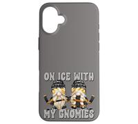 Unique Hockey Player for GNOME Lover on Ice with My Gnomies Coque pour iPhone 16 Plus