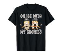 Unique Hockey Player for GNOME Lover on Ice with My Gnomies T-Shirt