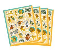 Unique Industries, Inc. The Lion King Birthday Party Sticker Favors - 4 Sticker Sheets