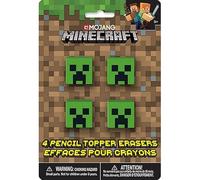 Unique Industries Minecraft 307614 Lot de 4 gommes pour crayon