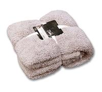 Unique Living Plaid Teddy Pebble 150 x 200 cm