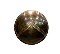 UNIQUE MART Bouclier spartiate médiéval de 61 cm Bouclier rond 300 Spartan Bouclier grec Leonidas Armure pour cadeau de Thanksgiving, antique, 61 cm