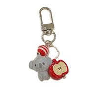 Unique Miniature Flocage Canard/Chat/Koala/Chien Porte-clés Charme Animal Femmes Porte-clés Élégant À Ornement Miniature Pendentif