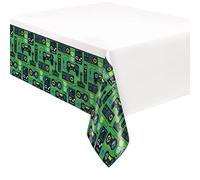 Unique- Nappe en Plastique-2,13 m x 1,37 m-Fête d'anniversaire de Joueur-1 Pièce (Lot de 1), Einfarbig, 25213, Multicolour