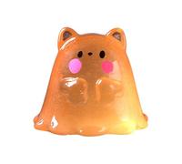 Unique Ornement Animaux d'Halloween Mini figurines miniatures mignonnes en résine Décorations pour petits jardins pour remplissages sacs de fête d'Indoor Outdoor Party (Orange, 2. 5x2. 2cm)