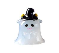 Unique Ornement Animaux Halloween Mini figurines miniatures mignonnes en résine Décorations pour petits jardins pour remplissages sacs de fête d'intérieur Party (Light Gray, 2. 5x2. 8cm)