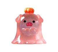 Unique Ornement Animaux Halloween Mini figurines miniatures mignonnes en résine Décorations pour petits jardins pour remplissages sacs de fête d'Indoor Outdoor Party Cosplay (2. 5x2. 7cm)