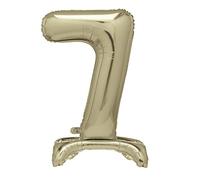 Unique Party 13237 - Ballon Géant Debout Numéro 7-76 cm - Or