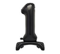 Unique Party 13781 - Ballon Géant Debout Numéro 1-76 cm - Noir