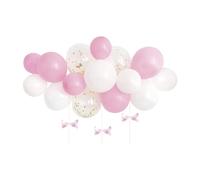Unique Party-1st Birthday Gingham Pink Kit d'Arche de Ballon 1er Anniversaire Vichy Rose, 74919