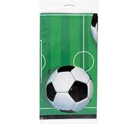 Unique Party - 27303 - Nappe en Plastique Football - 213 Cm X 137 Cm, Noir,blanc