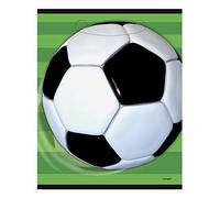 Unique Sacs de fête Foot_210077 - paquet de 8 pochettes Football déco anniversaire