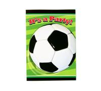 Unique Party - 27314 - Paquet de 8 Invitations de Fête Football
