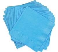 Unique Party - 30891 - Serviettes en Papier - 13 cm - Bleu Pastel