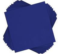 Unique Party - 30941 - Serviettes en Papier - 13 cm - Bleu Marine