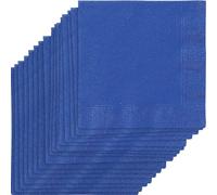 Unique Party - 31461 - Serviettes en Papier - 13 cm - Bleu Roi