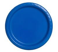 Unique Party - 31770 - Assiettes en Carton Bleu Roi de 21.9 cm, Paquet de 16