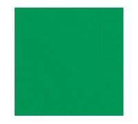 20 Serviettes vert émeraude Taille Unique