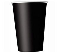 Unique Party - 32046 - Paquet de 14 Gobelets en Carton - 270 ml - Noir