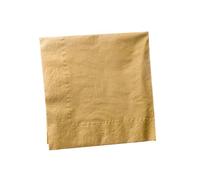 Unique Serviettes en Papier 3322 – 16,5 cm – Or