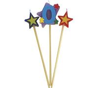 Bougie Chiffre 0 Étoiles