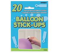 Unique Party - 49399 - Paquet de 20 de Adhésifs à Ballons