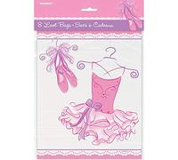 Unique Party - 49493 - Paquet de 8 Pochettes - Cadeau Ballerine - Rose