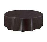 Unique Party - 50033 - Nappe Ronde en Plastique - 2,13 m - Noir