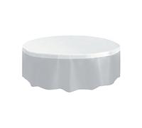 Unique Party - 50040 - Nappe Ronde en Plastique - 2,13 m - Transparente