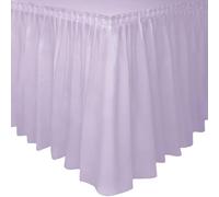 Unique Party - 50052 - Jupe de Table en Plastique - 4,2 m - Lavande