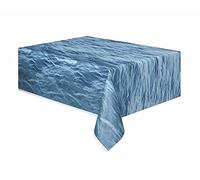 Unique Nappe plastique Party 50274 – 2,74 m x 1,37 m – Design de vagues océaniques – Bleu