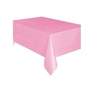 Unique Nappe en plastique 50362 – 2,74 x 1,37 m – Rose pastel