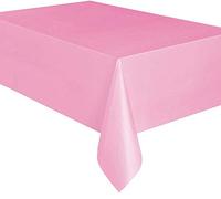 Unique Party 50362 - Nappe en Plastique - 2,74 x 1,37 m - Couleur Rose Pastel
