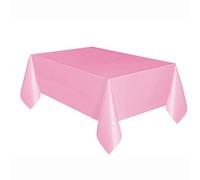 Unique Party 50392 - Nappe en Plastique Rose de Bébé 2,74 m x 1,37 m