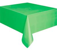 Unique – Nappe plastique 5098 rectangulaire 135 x 270 cm – vert pomme
