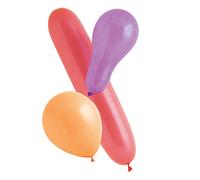 Unique Party - 5198 - Paquet de 100 Ballons Gonflables - Latex de Formes et Coloris Aléatoire