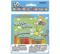 Unique Party - 5201 - Ballons Bombe à Eau Couleur Néon - Latex - Coloris Aléatoire