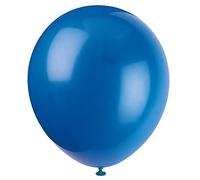 Unique Party - 52315 - Paquet de 72 Ballons en Latex - Bleu Roi - 12 Cm