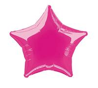 Unique Party - 53327 - Ballon à l'Hélium - Étoile - 50.8 cm - Rose Vif